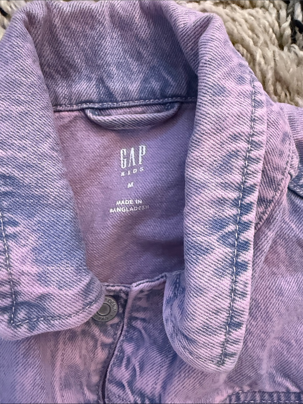 GAP Lavender/Pink Kids Denim Jacket and Pants Set - Picture 9 of 9